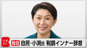 【消費税の引き下げに反発】自民・小渕優子氏、党税制調査会の副会長職を辞任