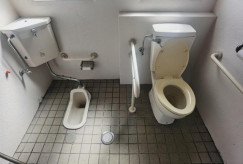【和式トイレ問題】《娘が“漏れる”と泣き出しそうに》女性トイレの大行列、空いている「和式」を誰も使わない現実…「うんこ座りができてエラい」と言われた母親の複雑な胸中