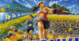 【X】「菜の花がおかしい」――イラストレーター制作うたうマラソン大会ポスターに指摘相次ぐ　事務局がAI使用認め謝罪