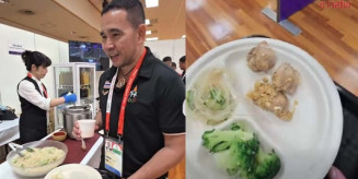 【アジア大会】野菜に鶏肉3切れ…「これを食べて競技しろと？」衝撃的な食事