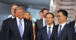 【外交】中国、トランプ氏の扱い「格上げ」　空港の出迎え役を国家副主席に