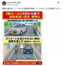 【🚲】「道路の端を走らない自転車も規制しないと大渋滞…」43歳芸人“自転車追い抜き新制度”に苦言