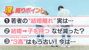 【社会】結婚相手に求めるもの変化　“３高”から“３共”へ　いや「３共」って何？