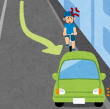 【X】自転車「左折時、左に寄せてくるクルマが迷惑！」チャリユーザーの主張にクルマ側が困惑「二輪車を守る道交法なんだけど…」