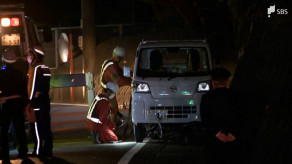「前輪に小学生くらいの女の子が挟まっている」軽トラックが自転車の列に突っ込み小学生4人が巻き込まれ1人死亡1人重体2人軽傷＝浜松市中央区【速報】