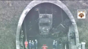 【社会】新名神高速6人死亡事故から1週間　被害者の身元は未だ特定できず