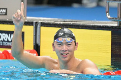 【アジア大会】元高校球児の光永翔音が100mバタフライで金メダル＆日本新