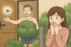【社会】入浴中に大きな虫、慌てて「全裸で玄関を開けてしまった」 ご近所さんにも目撃されて…罪に問われる？